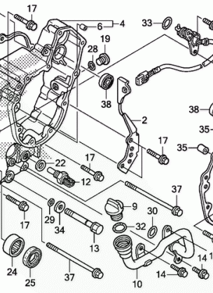 REAR CRANKCASE COVER