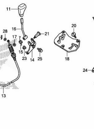 SHIFT LEVER@SELECT LEVER