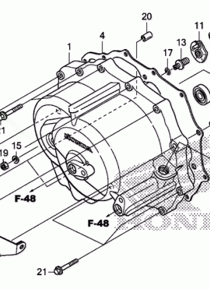 FRONT CRANKCASE COVER    (1)