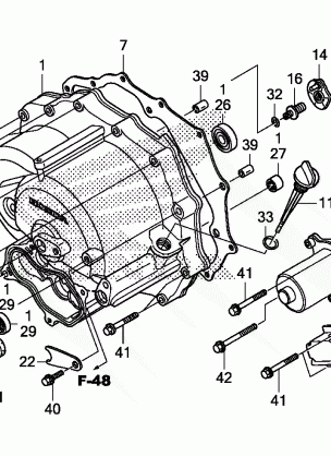 FRONT CRANKCASE COVER    (2)