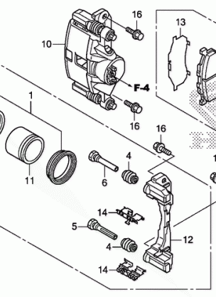 FRONT BRAKE CALIPER