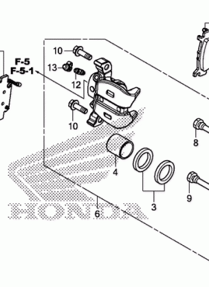 REAR BRAKE CALIPER