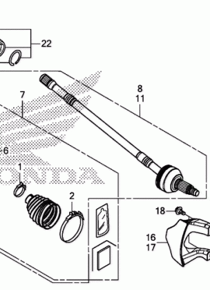 FRONT KNUCKLE@DRIVESHAFT