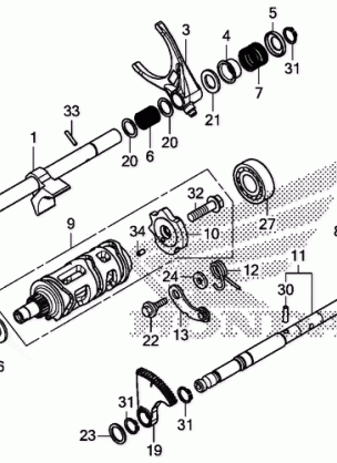 GEARSHIFT FORK (SUB      TRANSMISSION)