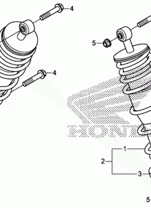 REAR SHOCK ABSORBER (1)