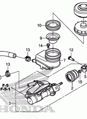 FRONT BRAKE MASTER       CYLINDER