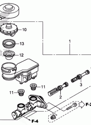 FRONT BRAKE MASTER       CYLINDER