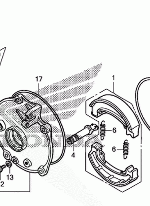 REAR BRAKE DRUM