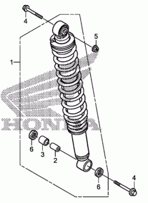 REAR SHOCK ABSORBER