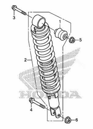 REAR SHOCK ABSORBER