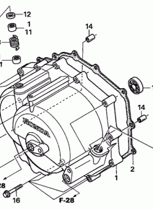 FRONT CRANKCASE COVER    (