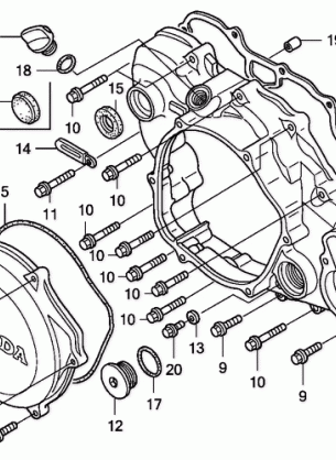 RIGHT CRANKCASE COVER    (