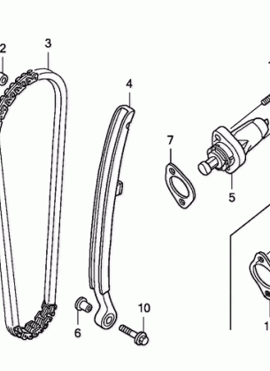 CAM CHAIN@TENSIONER