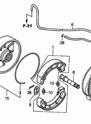 REAR BRAKE PANEL