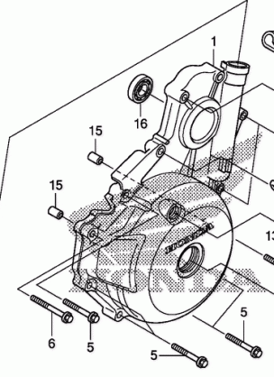 LEFT CRANKCASE COVER