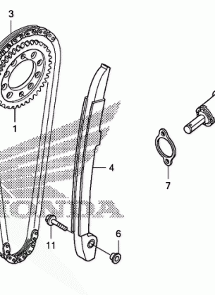 CAM CHAIN@TENSIONER