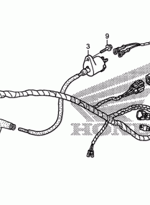 WIRE HARNESS (TRX250TM)