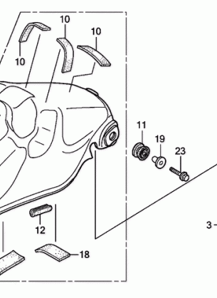 FUEL TANK (TRX300EX