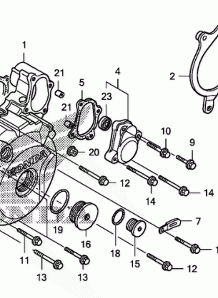 LEFT CRANKCASE COVER