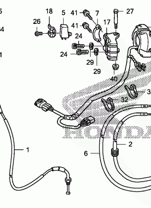 HANDLE LEVER@SWITCH@CABLE (1)