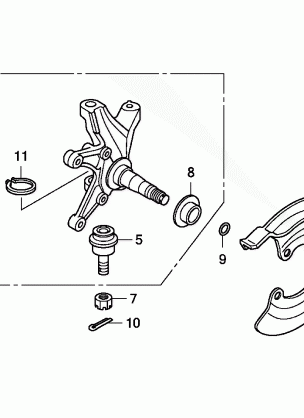 FRONT KNUCKLE (2WD)