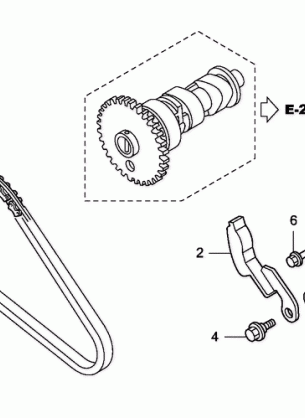 CAM CHAIN@TENSIONER