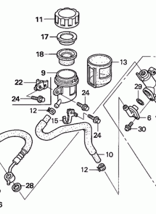 REAR BRAKE MASTER        CYLINDER