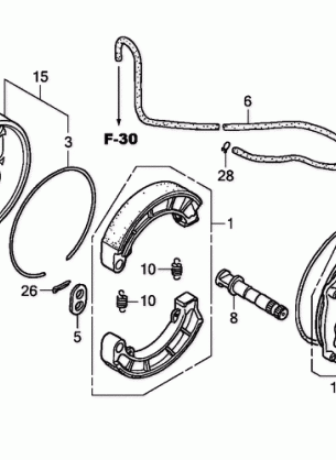 REAR BRAKE PANEL