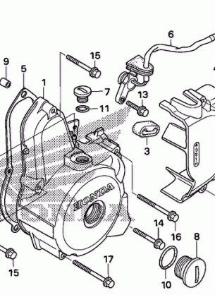 LEFT CRANKCASE COVER