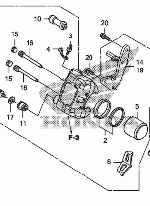 FRONT BRAKE CALIPER