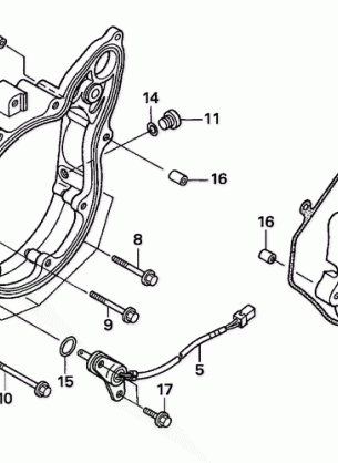 REAR CRANKCASE COVER