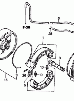 REAR BRAKE PANEL