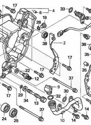 REAR CRANKCASE COVER