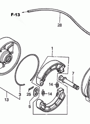 REAR BRAKE PANEL