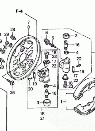 FRONT BRAKE PANEL