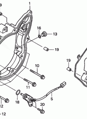 REAR CRANKCASE COVER