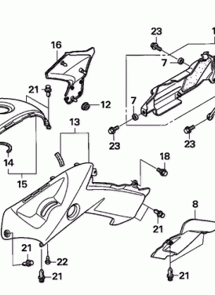 BODY COVER               (TRX500FA / FGA'05)