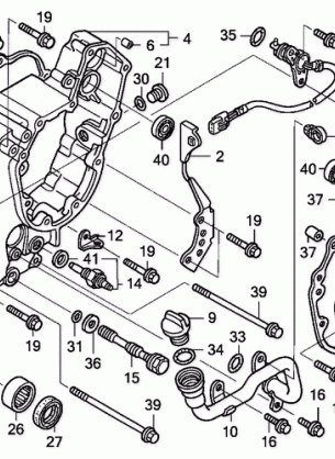 REAR CRANKCASE COVER