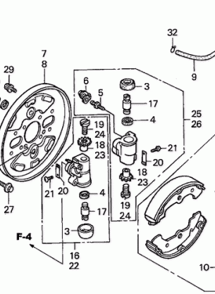 FRONT BRAKE PANEL