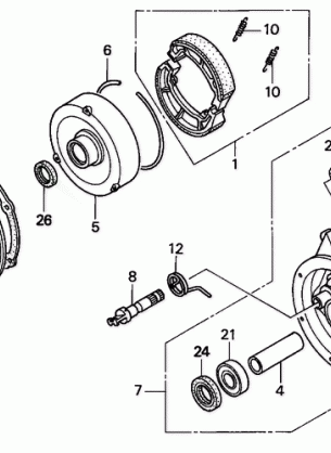 REAR BRAKE DRUM