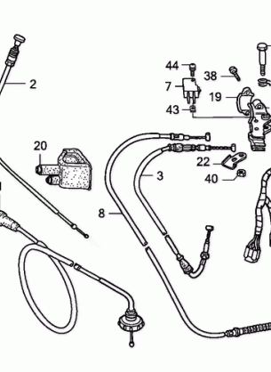 HANDLE LEVER@SWITCH@CABLE (