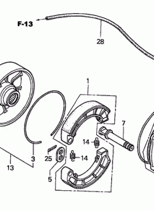 REAR BRAKE PANEL