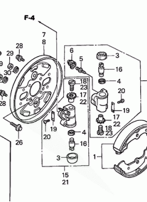 FRONT BRAKE PANEL