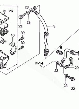 FRONT BRAKE MASTER       CYLINDER