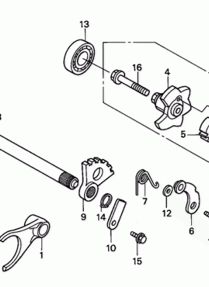 GEARSHIFT FORK@GEARSHIFT DRUM