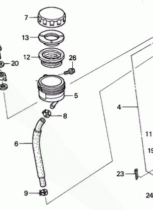 REAR BRAKE MASTER        CYLINDER