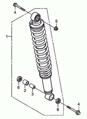 REAR SHOCK ABSORBER