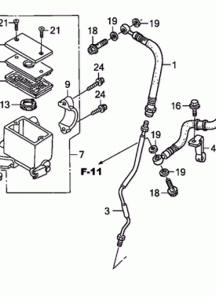 FRONT BRAKE MASTER       CYLINDER ('01-'05)