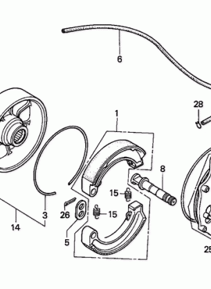 REAR BRAKE PANEL