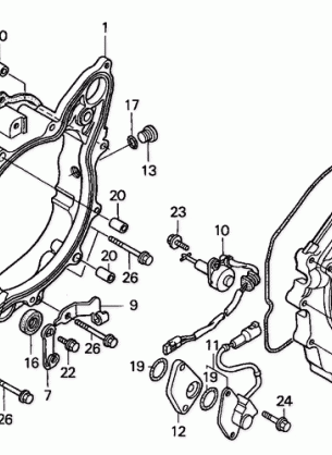 REAR CRANKCASE COVER